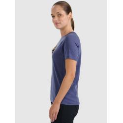 4F dámske merino funkčné tričko denim 