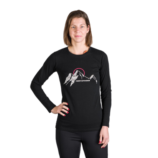 Northfinder dámske tričko Shari TR-498OR black Northfinder dámske tričko Shari TR-498OR black