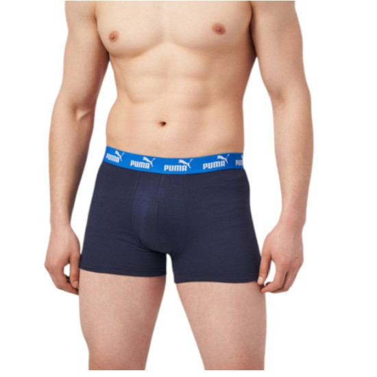 PUMA Everyday Basic Boxer pánske bavlnené boxerky blue/navy