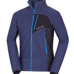 Northfinder Pánsky flísový multišportový aktívny sveter JEDRZEJ darkblueblack