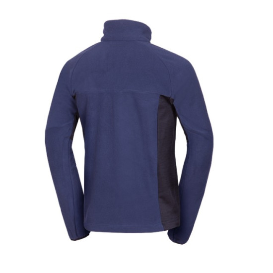 Northfinder Pánsky flísový multišportový aktívny sveter JEDRZEJ darkblueblack