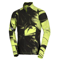 NORTHFINDER BUKOVEC 1 pánska skialp mikina limegreenblack