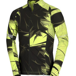 NORTHFINDER BUKOVEC 1 pánska skialp mikina limegreenblack