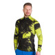 NORTHFINDER BUKOVEC 1 pánska skialp mikina  limegreenblack