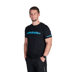 Northfinder Pánske outdoorové tričko z organickej bavlny FERDINAND black 