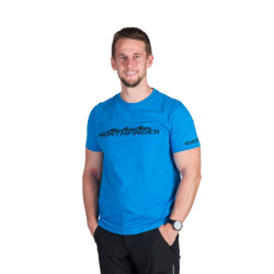 Northfinder Pánske outdoorové tričko z organickej bavlny FERDINAND blue
