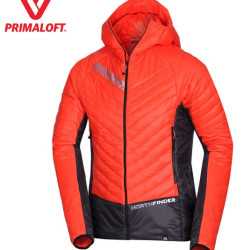 NORTHFINDER OHNISTE 1 pánska skialp bunda zatepľujúca ľahká Primaloft® orangeblack