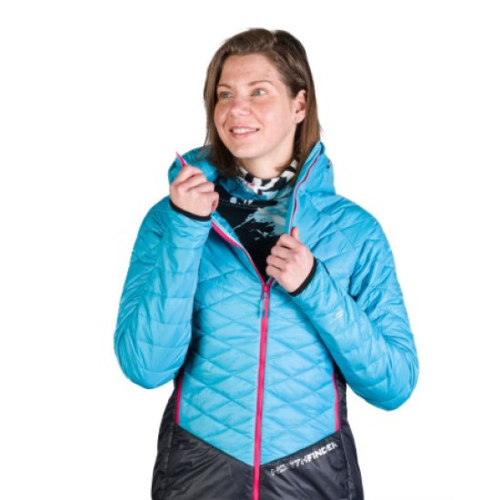 NORTHFINDER OPALENA 1 dámska skialp bunda zatepľujúca ľahká Primaloft® blueblack