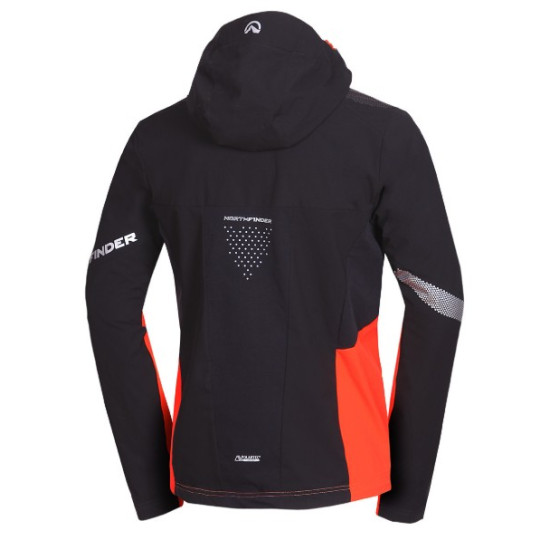 NORTHFINDER SOKOLEC 1 pánska skialpová hybridná bunda Polartec® blackorange NORTHFINDER SOKOLEC 1 pánska skialpová hybridná bunda Polartec® blackorange