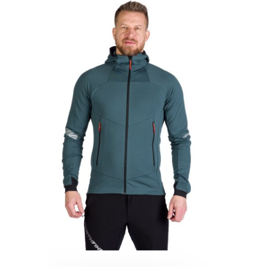 NORTHFINDER ZELEZNY pánska ski-turingová grid celorozopínacia mikina inkblue NORTHFINDER ZELEZNY pánska ski-turingová grid celorozopínacia mikina inkblue