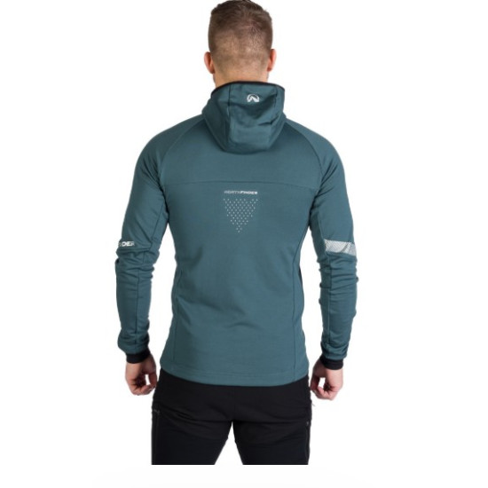 NORTHFINDER ZELEZNY pánska ski-turingová grid celorozopínacia mikina inkblue NORTHFINDER ZELEZNY pánska ski-turingová grid celorozopínacia mikina inkblue