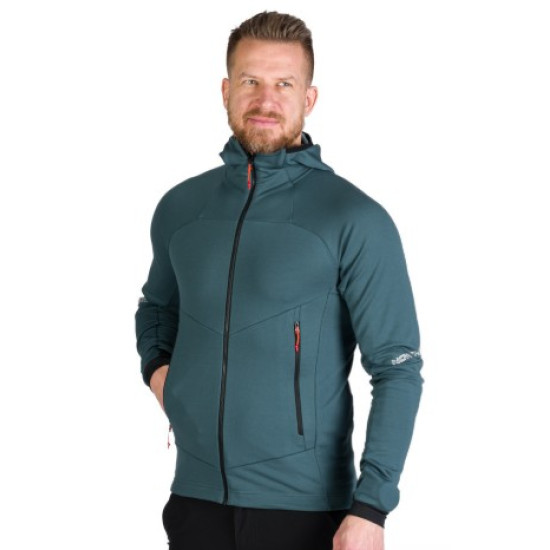 NORTHFINDER ZELEZNY pánska ski-turingová grid celorozopínacia mikina inkblue NORTHFINDER ZELEZNY pánska ski-turingová grid celorozopínacia mikina inkblue