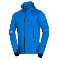 NORTHFINDER ZELEZNY pánska ski-turingová grid celorozopínacia mikina darkblue