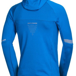 NORTHFINDER ZELEZNY pánska ski-turingová grid celorozopínacia mikina darkblue