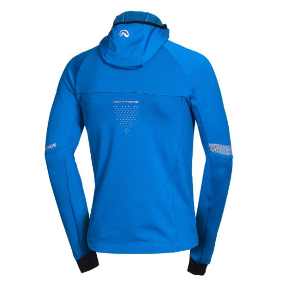 NORTHFINDER ZELEZNY pánska ski-turingová grid celorozopínacia mikina NORTHFINDER ZELEZNY pánska ski-turingová grid celorozopínacia mikina