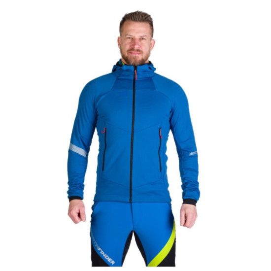 NORTHFINDER ZELEZNY pánska ski-turingová grid celorozopínacia mikina NORTHFINDER ZELEZNY pánska ski-turingová grid celorozopínacia mikina