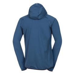 NORTHFINDER BENEDICTO pánska outdoorová bunda nepremokavá, vetruvzdorná, ľahká 2.5L inkblue