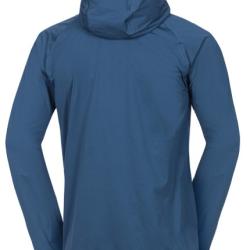 NORTHFINDER BENEDICTO pánska outdoorová bunda nepremokavá, vetruvzdorná, ľahká 2.5L inkblue