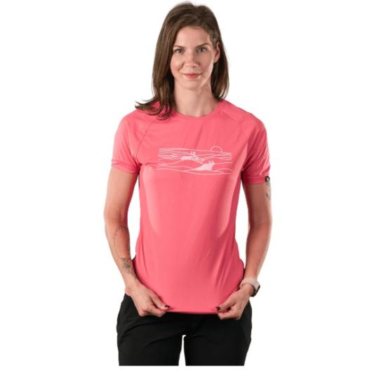 NORTHFINDER ISADORA dámske rýchloschnúce outdoorové tričko