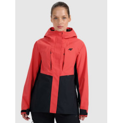 4F dámska lyžiarska bunda F1011 orange