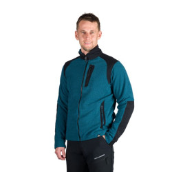 Northfinder Pánsky trekingový technický sveter so spevnenými čásťami SZYMON inkblueblack