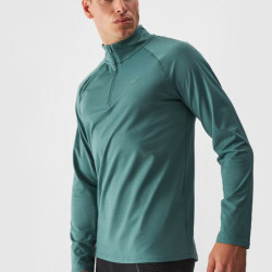 4F Pánska česaná spodná termobielizeň (vrchná časť) - tyrkysová