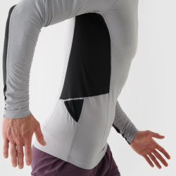 4F pánske tričko s dlhým rukávom 4FWAW24TFLOM252-27S grey 