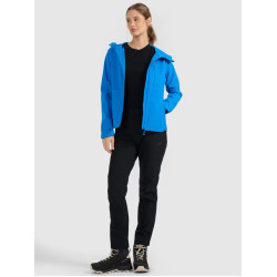 4F dámska softshellová bunda F504 blue 
