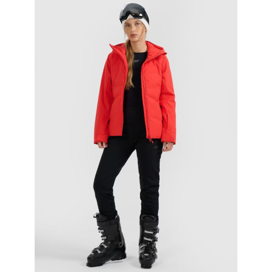 4F dámska lyžiarska bunda F0806 red 4F dámska lyžiarska bunda F0806 red
