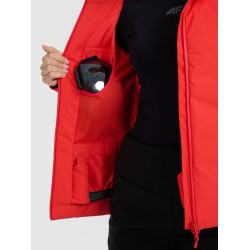 4F dámska lyžiarska bunda F0806 red
