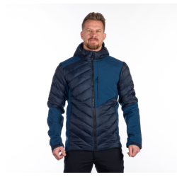Northfinder Pánska mestská hybridná bunda Barry BU-5153SP bluenights