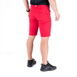 Northfinder pánske trekingové technické strečové šortky ALBRECHT red