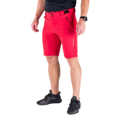 Northfinder pánske trekingové technické strečové šortky ALBRECHT red