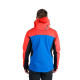 Pánska outdoorová softshellová bunda s kapucňou 3L AURELIAN orangeblue Pánska outdoorová softshellová bunda s kapucňou 3L AURELIAN orangeblue