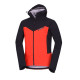 Pánska outdoorová softshellová bunda s kapucňou 3L AURELIAN orangeblack