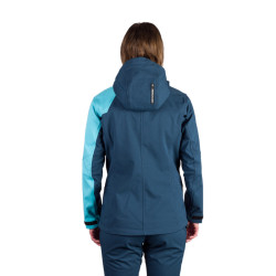 Northfinder Dámska outdoorová softshellová bunda s kapucňou 3L CHANDRA blueblue Northfinder Dámska outdoorová softshellová bunda s kapucňou 3L CHANDRA blueblue