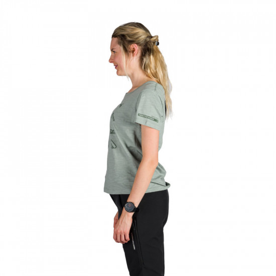 Dámske outdoorové tričko z organickej slub bavlny CANDICE Dámske outdoorové tričko z organickej slub bavlny CANDICE