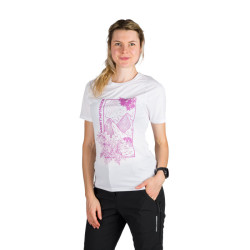 Northfinder Dámske outdoorové technické tričko CASSIE white