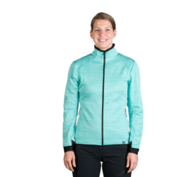 Northfinder Dámska turistická fleecová mikina z melanžového materiálu MI-4826OR CONNIE