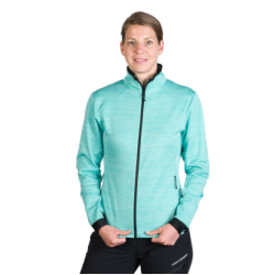 Northfinder Dámska turistická fleecová mikina z melanžového materiálu MI-4826OR CONNIE