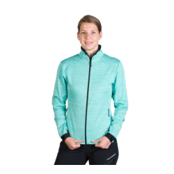 Northfinder Dámska turistická fleecová mikina z melanžového materiálu MI-4826OR CONNIE