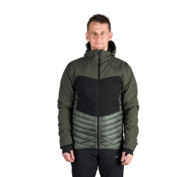 Northfinder Pánska outdoor softshellová hybrid bunda s kapucňou EMERYK