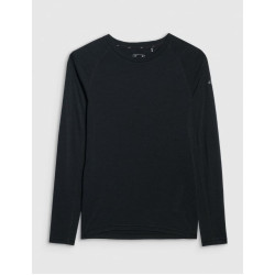4F dámske merino tričko dlhá rukáv F433 deep black 4F dámske merino tričko dlhá rukáv F433 deep black