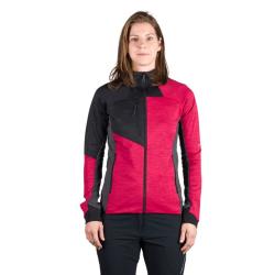 Northfinder Dámsky aktívny komfortný melanžový sveter JACLYN cherryblack