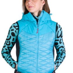 NORTHFINDER  JAVOROVA 1 dámska skialp vesta zatepľujúca Primaloft® blueblack