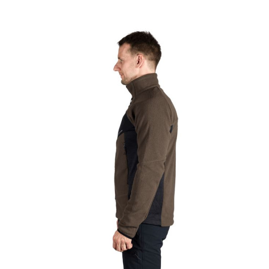 Northfinder mikina MI-3880OR JEDRZEJ brownblack