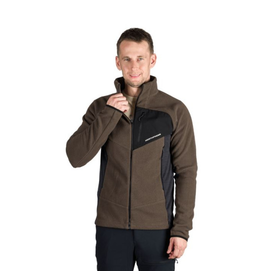 Northfinder mikina MI-3880OR JEDRZEJ brownblack