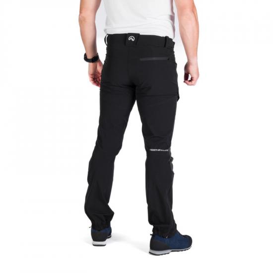 Northfinder Pánske turistické ultraľahké nohavice strečové JODY black 
