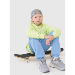 4F Chlapčenská mikina s kapucňou zelená 4FJWSS25TSWSM1712