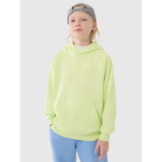 4F Chlapčenská mikina s kapucňou zelená 4F Chlapčenská mikina s kapucňou zelená